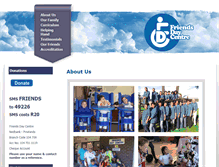 Tablet Screenshot of friendsdaycentre.org.za